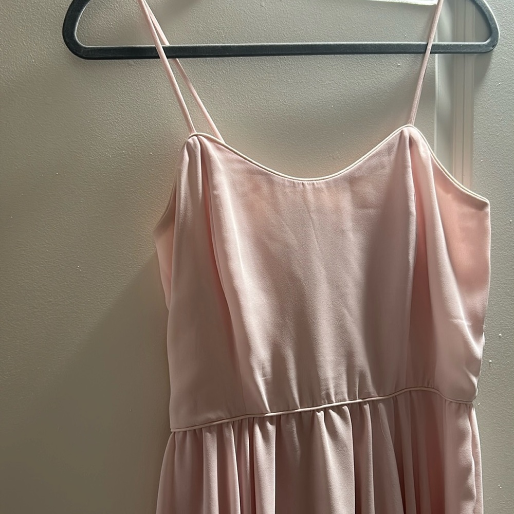 Women’s light pink dress